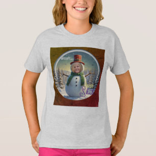Snowman Foto T - Shirt HAMbyWG