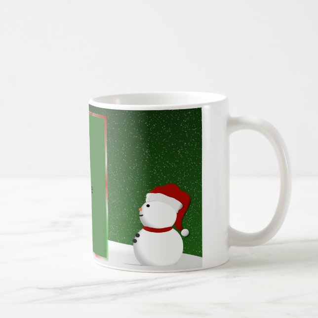 Snowman-Foto-Tasse Kaffeetasse (Rechts)