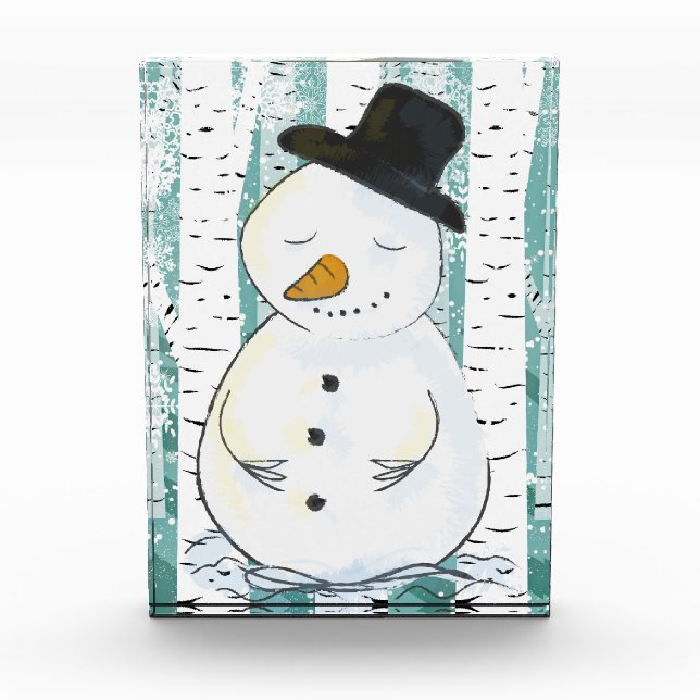 Snowman Fotoblock (Vorderseite)