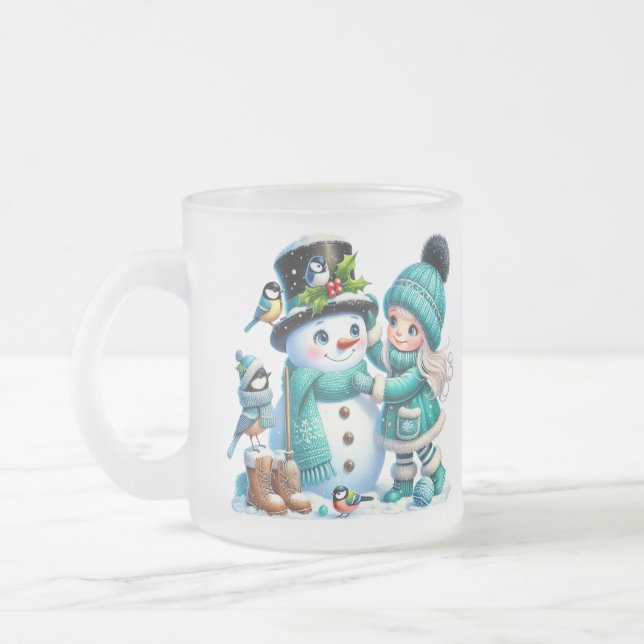 Snowman & Friends Coffee Tasse (Links)