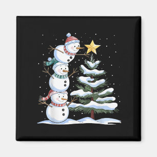 Snowman Frohe Weihnachten Weihnachten Weihnachten Magnet