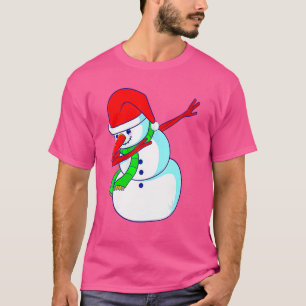 Snowman Frohe Weihnachtsbaum Schneeflocken Niedlic T-Shirt