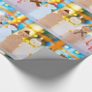 Snowman Fun Elegante Weihnachten Geschenkpapier