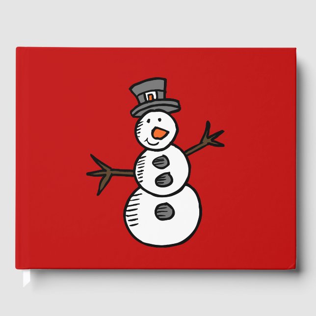 Snowman Gästebuch (Vorderseite)