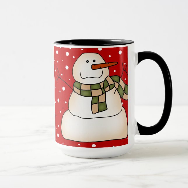 Snowman Geschenke Tasse (Rechts)