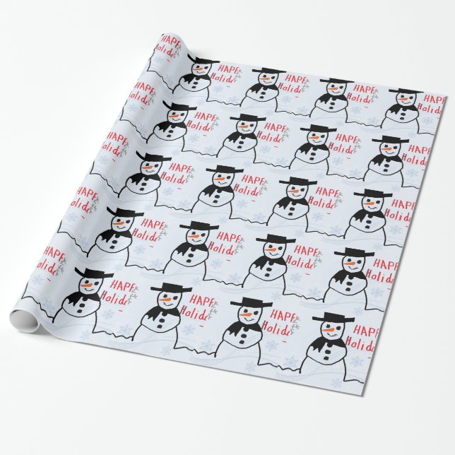 Snowman Geschenkpapier (Ungerollt)