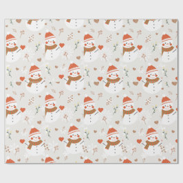 ⛄ snowman geschenkpapier