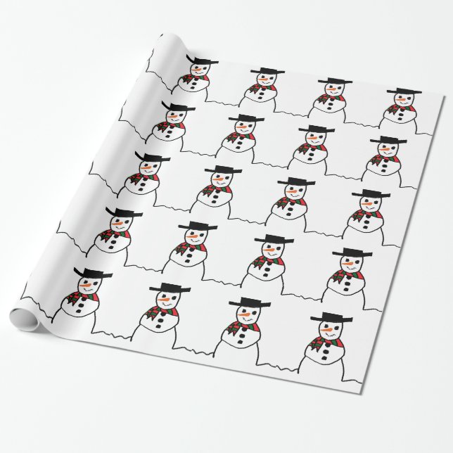 Snowman Geschenkpapier (Ungerollt)