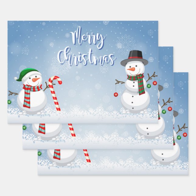 Snowman Geschenkpapier Set (Set)