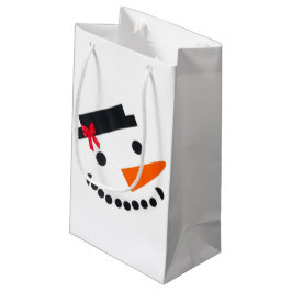Snowman Gift Bag Kleine Geschenktüte