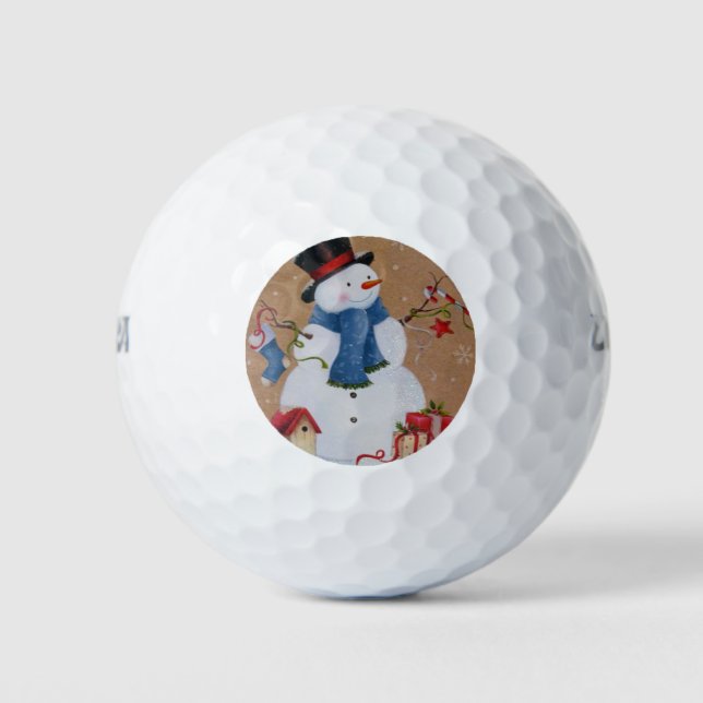 Snowman Golfball (Vorderseite)