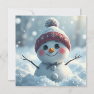 Snowman Greeting Card