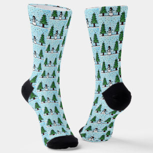 Snowman Greetings Socken