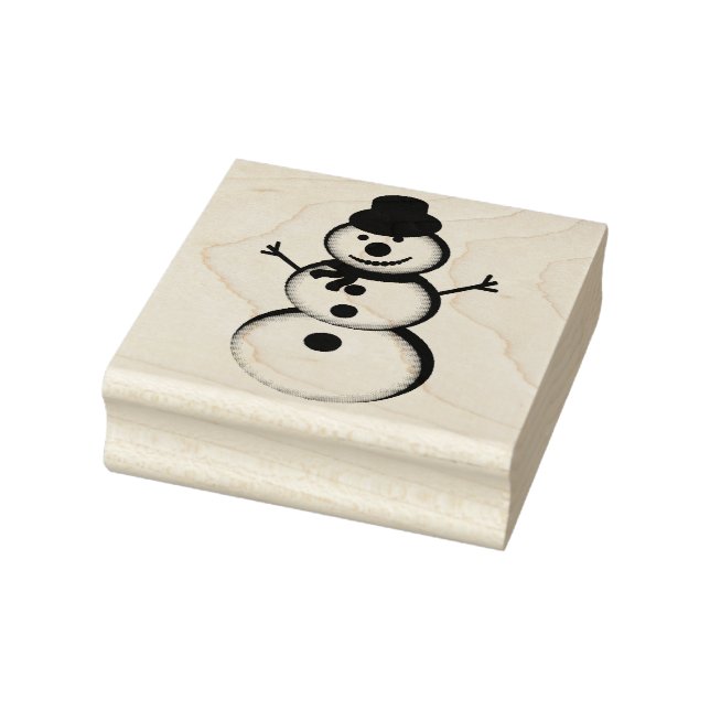 Snowman Gummistempel (Stempel)