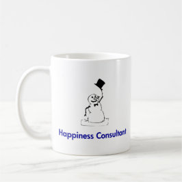 Snowman Happiness Consultant Kaffeetasse