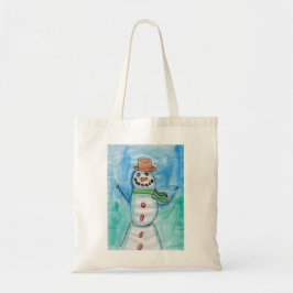 Snowman Happiness - Kids Art für CHOC Tragetasche
