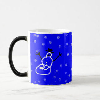 Snowman Holiday Christmas Mug personnalisable