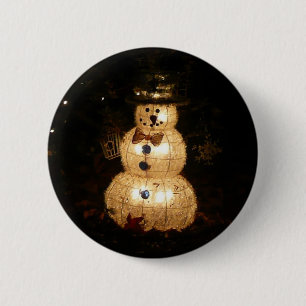 Snowman Holiday Light Display Button
