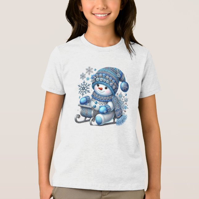 Snowman Holiday T - Shirt (Vorderseite)