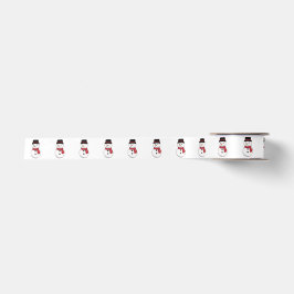 Snowman Holiday Weihnachten Satinband