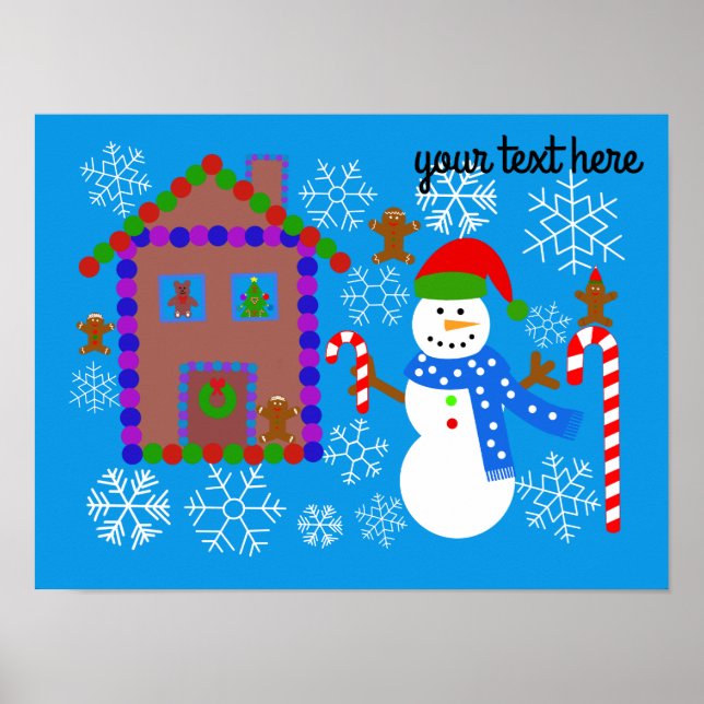 Snowman & House #2 Poster (Vorne)