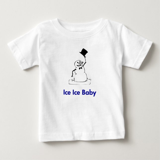 Snowman Ice Ice Baby Baby T-shirt (Vorderseite)