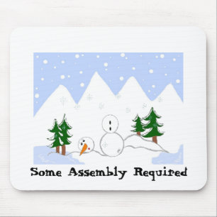 Snowman in Not Mousepad