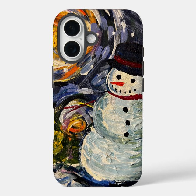 Snowman iPhone Case (Rückseite)