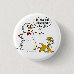 Snowman Joke Button