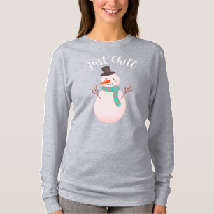 Snowman JUST CHILL Erinnerung entspannt T-Shirt