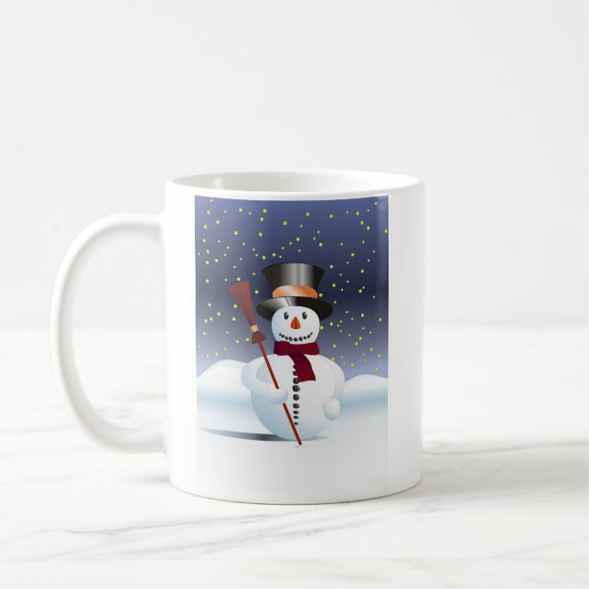 Snowman Kaffeetasse (Links)