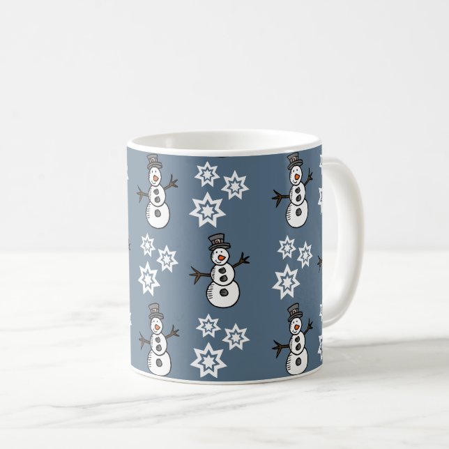 Snowman Kaffeetasse (VorderseiteRechts)