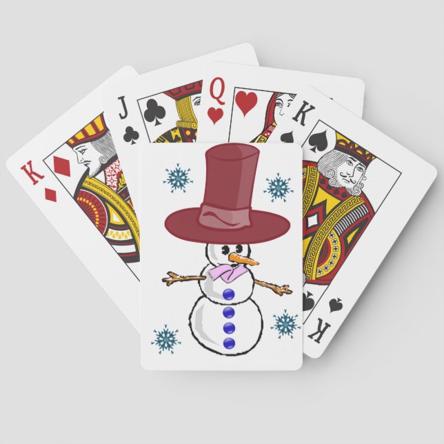 Snowman-Kartenspiel Spielkarten (Rückseite)