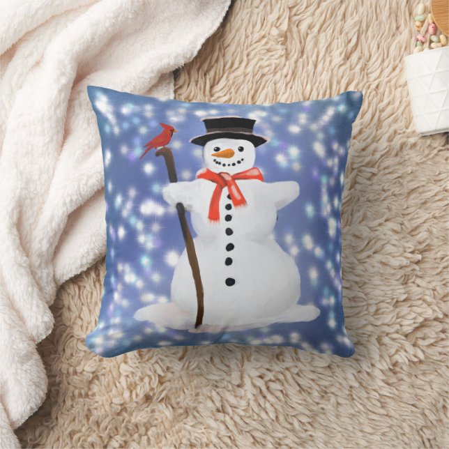 Snowman Kissen (Decke)