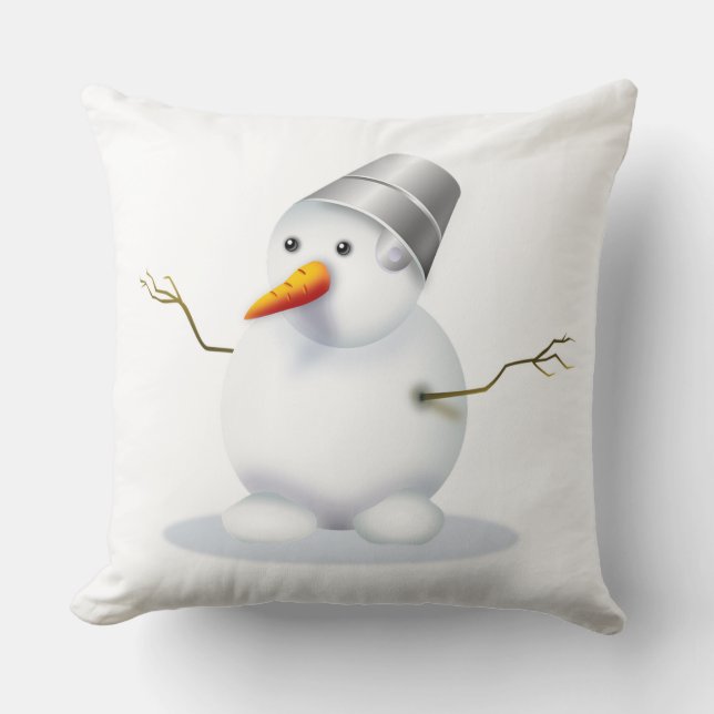 Snowman Kissen (Vorderseite)