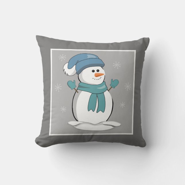 Snowman-Kissen Kissen (Vorderseite)