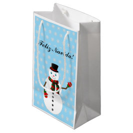 snowman kleine geschenktüte