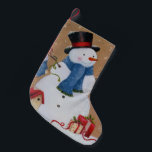 Snowman Kleiner Weihnachtsstrumpf<br><div class="desc">Snowman</div>
