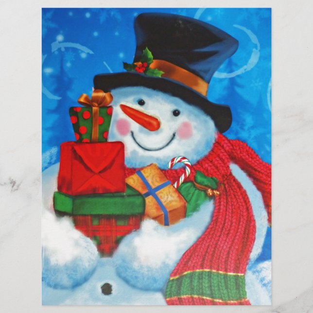 Snowman-Lagergeschenke (Vorderseite)