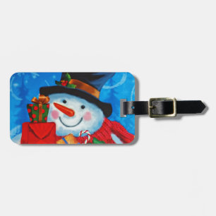 Snowman-Lagergeschenke Gepäckanhänger