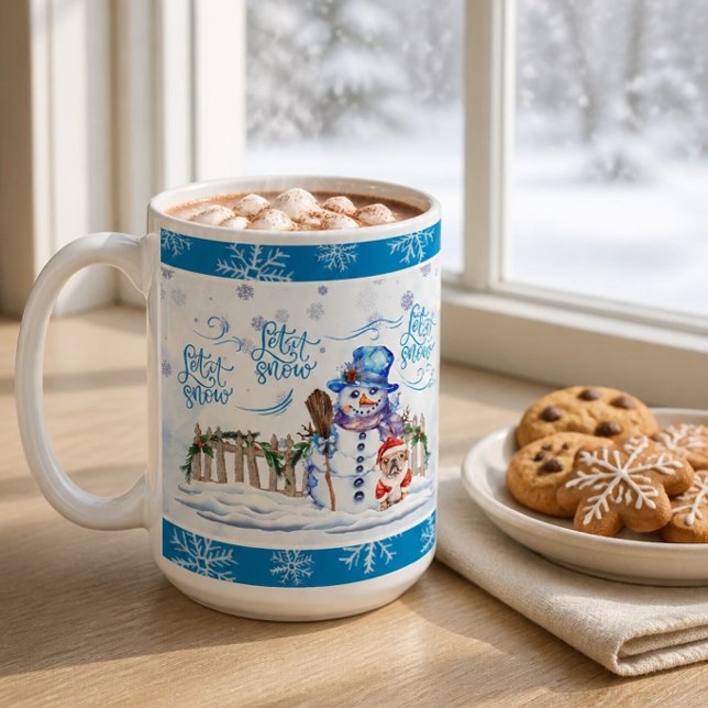Snowman | Lassen Sie es Kaffeepause Tasse (Von Creator hochgeladen)