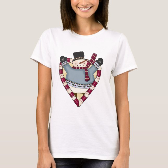 Snowman Liebe T - Shirt und Geschenke (Vorderseite)