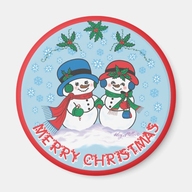 Snowman Magnet (Vorne)