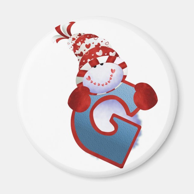 Snowman Magnet (Vorne)