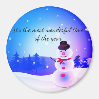 Snowman Magnet