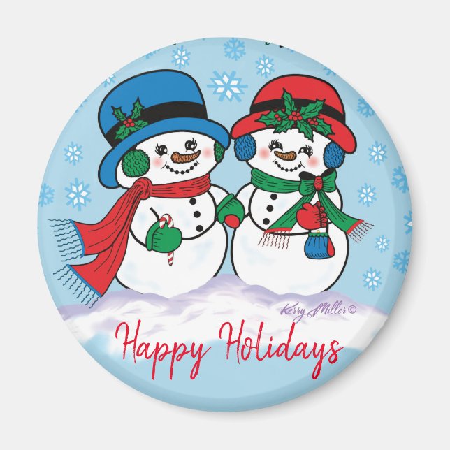 Snowman Magnet (Vorne)