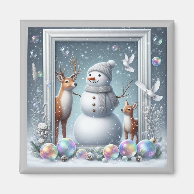 Snowman Magnet (Vorne)