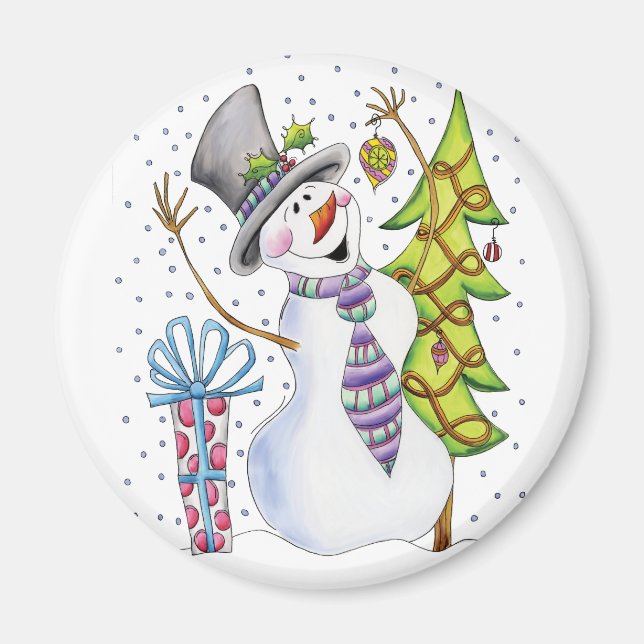 Snowman Magnet (Vorne)