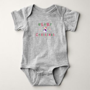 Snowman MerChristmas Baby Strampler