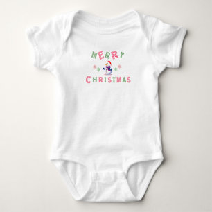 Snowman MerChristmas Baby Strampler